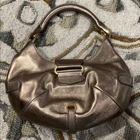💕 Jimmy choo bronze metallic leather satchel 💕 - Picture 8 of 16